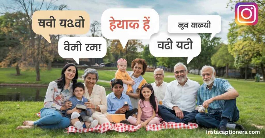 family caption for instagram in hindi